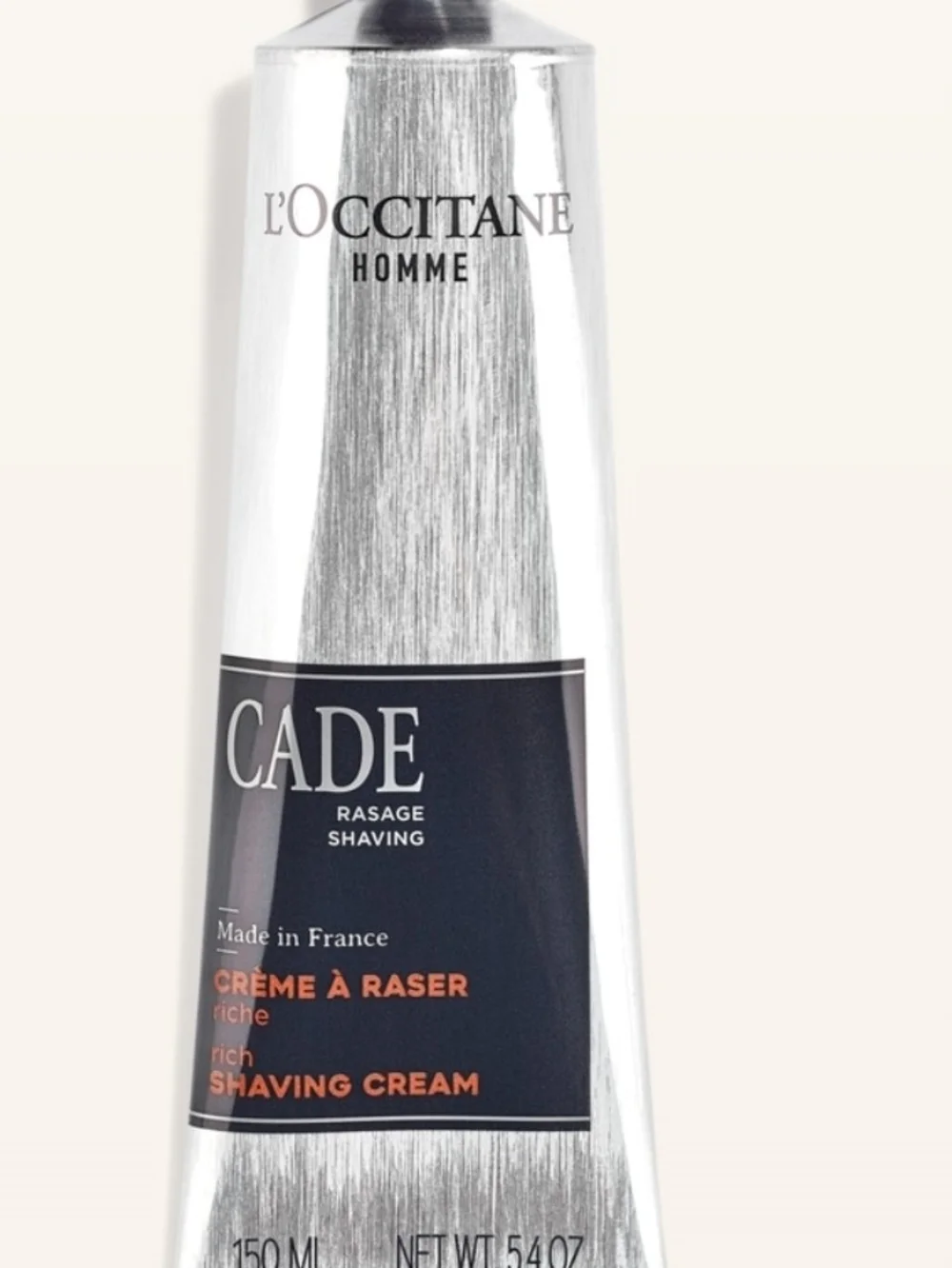 L'OCCITANE Cade Rich Shaving Cream 5.4oz New